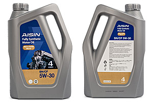 AISIN Fully Synthetic Motor Oil SN 5W 30 40 Product Datasheet