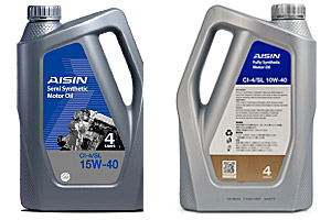 AISIN Fully Synthetic Motor Oil SN 15W 40 Product Datasheet
